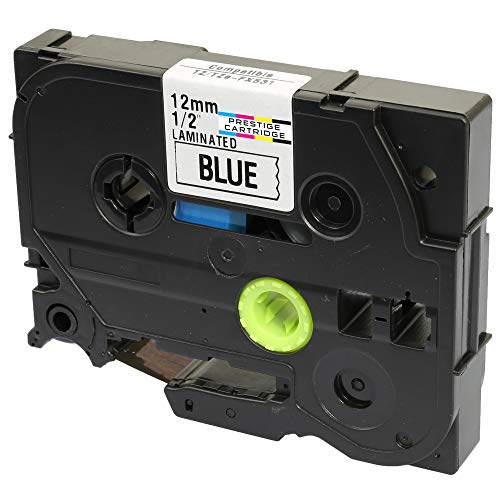 Prestige Cartridge TZflexible531 kompatibel zu Brother P-Touch PT11Q, schwarz/blau von PRESTIGE CARTRIDGE