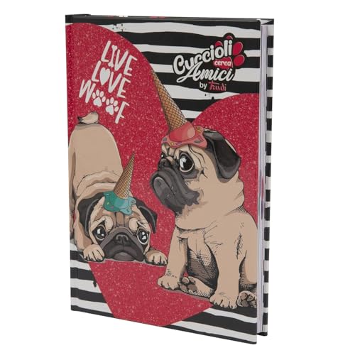 Kalender kompatibel mit Schülerkalender Welpen Suche Freunde 2025-2026 F.to Standard 20 x 15 cm + Schlüsselanhänger Pailletten und mehrfarbiger Stift Kalender kompatibel mit Schülerkalender Welpen Suche Freunde 2025-2026 F.to Standard 20 x 15 cm + Schlüsselanhänger Pailletten und mehrfarbiger Stift von PRESTIGE & DELUXE