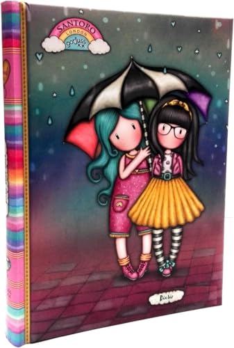 PRESTIGE & DELUXE Kalender kompatibel mit Gorjus London Santoro Amiche mit Regenschirm F.to Standard 18 x 13 cm 2025/2026 + gratis Santoro Duftstift und Schlüsselanhänger mit Pailletten PRESTIGE & DELUXE Kalender kompatibel mit Gorjus London Santoro Amiche mit Regenschirm F.to Standard 18 x 13 cm 2025/2026 + gratis Santoro Duftstift und Schlüsselanhänger mit Pailletten von PRESTIGE & DELUXE