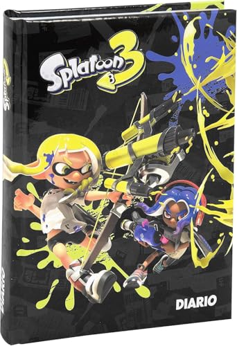 Schülerkalender kompatibel mit Splatoon 3 schwarz 2025-2026 F.to Standard 18 x 14 cm + Schlüsselanhänger Pfeife und mehrfarbiger Stift Schülerkalender kompatibel mit Splatoon 3 schwarz 2025-2026 F.to Standard 18 x 14 cm + Schlüsselanhänger Pfeife und mehrfarbiger Stift von PRESTIGE & DELUXE