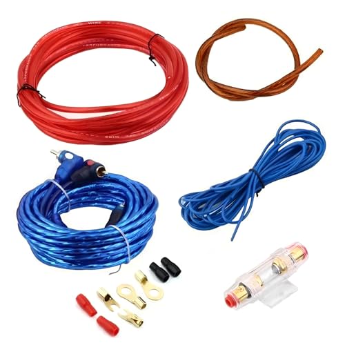 PRETYZOOM 1 Satz Car-audio-modifikationslinie Verstärker Kabelsatz Amp -installations -kit Verstärker Installieren Drähte Verstärkerkabelsatz Auto-verstärker-verkabelungssatz Metall von PRETYZOOM