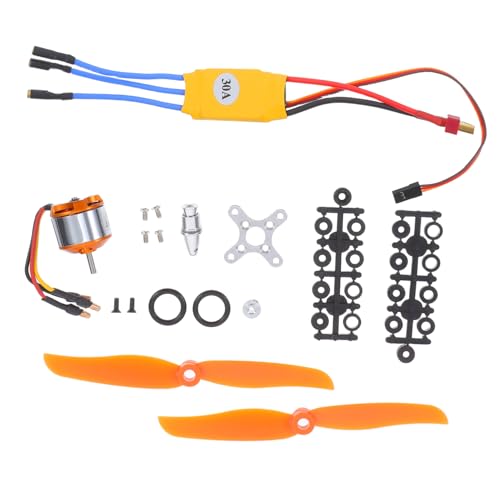 PRETYZOOM 1 Satz Fernbedienungsmodellmotor Hubschraubermotor Flugzeugmotor Elektronischer Drehzahlregler Multicoptermotor Flugzeugmotor Kleiner Elektromotor Kunststoff Orange PRETYZOOM 1 Satz Fernbedienungsmodellmotor Hubschraubermotor Flugzeugmotor Elektronischer Drehzahlregler Multicoptermotor Flugzeugmotor Kleiner Elektromotor Kunststoff Orange von PRETYZOOM