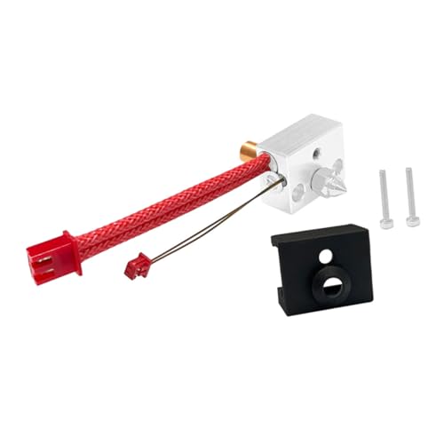 PRETYZOOM 1 Satz Hochtemperaturdüsen Düsenkopf Extruderdüse 3D Drucker Heizblock Druckerkopf Für 3D Druck 3D Drucker Anschlüsse 04 Mm Düse Chrom Zirkonium Kupfer von PRETYZOOM