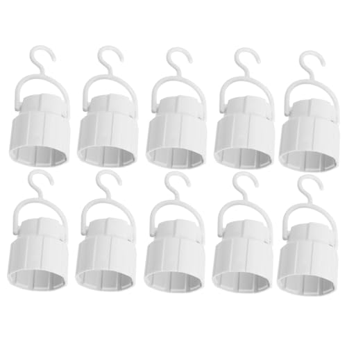 PRETYZOOM 10 Stück LED Lampenfassung Für Den Außenbereich Schraube LED Lichthalter Camping Glühbirnen Glühbirne Deckenleuchtenfassung Lampenfassung Stecker Glühbirnenadapter von PRETYZOOM