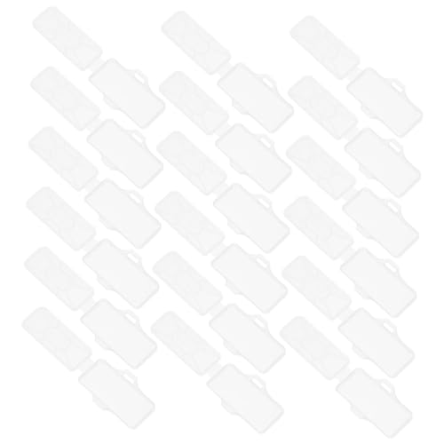 PRETYZOOM 100 Stück Kabelzeichen Kabelbindungs -Tags Etiketten Etui für Kordelanhänger Namensgehäuse für Drahtzeichen Drahtschild-Namenshalter-Etui Plastik Weiß PRETYZOOM 100 Stück Kabelzeichen Kabelbindungs -Tags Etiketten Etui für Kordelanhänger Namensgehäuse für Drahtzeichen Drahtschild-Namenshalter-Etui Plastik Weiß von PRETYZOOM