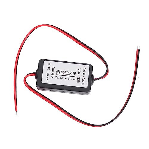 PRETYZOOM 12V Auto Rückansicht Backup Gleichrichter Dc Entstörfilter für Stabile Stromversorgung der Rückfahrkamera Einfache Installation Hohe Zuverlässige Lösung von PRETYZOOM