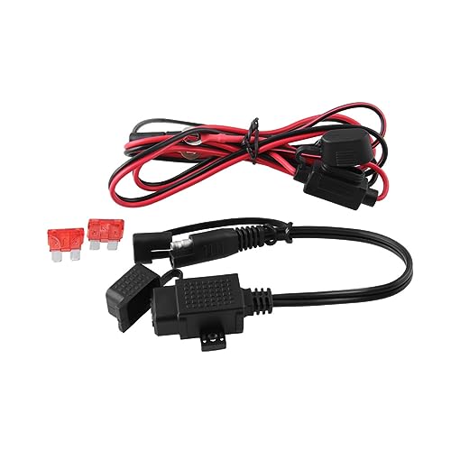 PRETYZOOM 12V Dual USB SAE Zu USB Adapter Wasserdichtes Handy Ladegerät Für Motorräder Und GPS Mit Inline Sicherung Einsetzbar Für Fahrzeuge Einfache Installation von PRETYZOOM