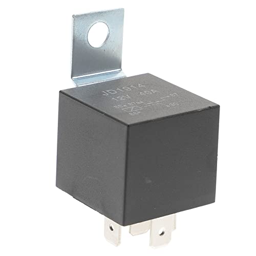 PRETYZOOM 12V Kfz Relais Pin Wasserdichtes Automobilzubehör für Fahrzeugmotoranwendungen Hitzebeständig Einfache Installation Langlebiges und Kunststoffmaterial von PRETYZOOM