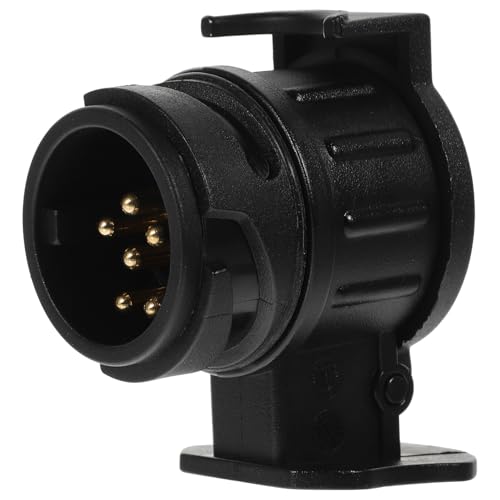 PRETYZOOM 13 Anhänger -Sockel -Kombination Konverter Abschleppen Anhängerkupplung elektrischer Adapter für Anhänger elektrischer Stecker des Anhängers Kunststoff Black PRETYZOOM 13 Anhänger -Sockel -Kombination Konverter Abschleppen Anhängerkupplung elektrischer Adapter für Anhänger elektrischer Stecker des Anhängers Kunststoff Black von PRETYZOOM