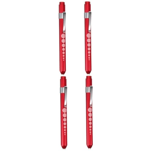 PRETYZOOM 2 Sätze Medizinische Taschenlampe Stirnlampe Wiederaufladbar Stiftlichter Für Krankenschwestern Wiederverwendbare Stiftleuchte Aluminiumlegierung Rot 2 Stück * 2 PRETYZOOM 2 Sätze Medizinische Taschenlampe Stirnlampe Wiederaufladbar Stiftlichter Für Krankenschwestern Wiederverwendbare Stiftleuchte Aluminiumlegierung Rot 2 Stück * 2 von PRETYZOOM