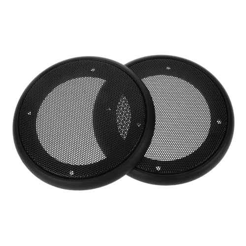 PRETYZOOM 2 Stück 4 Auto Audio Grillabdeckungen Lautsprecher Universeller Subwoofer Grill Schlüssel Holzkohle Bass Stoff Subwoofer Netz Schwarzer Kunststoff PRETYZOOM 2 Stück 4 Auto Audio Grillabdeckungen Lautsprecher Universeller Subwoofer Grill Schlüssel Holzkohle Bass Stoff Subwoofer Netz Schwarzer Kunststoff von PRETYZOOM