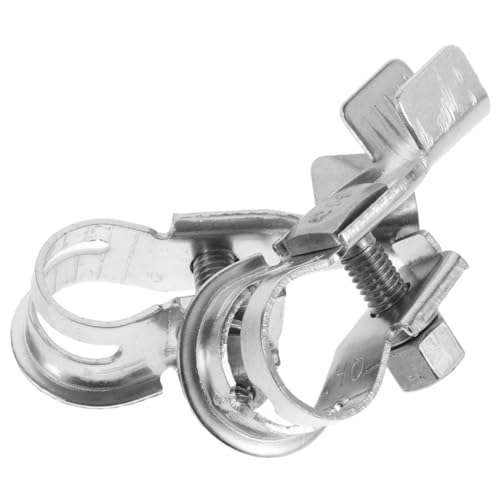 PRETYZOOM 2 Stück Batterieanschluss Adapter Autobatterieklemme Batterieanschlüsse Anschlüsse Für Autobatterien Silver Aluminiumlegierung von PRETYZOOM