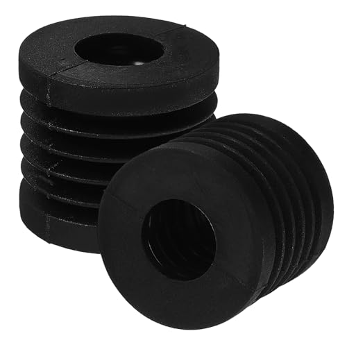 PRETYZOOM 2 Stück Druckerfußschutz 3d drucker zubehör Anti-Slip Bodenschutz für Möbelbeine Unterlage Pads Druckerfüße Stoßdämpferfüße des Druckers 3D-Druckerteile Abs Black von PRETYZOOM