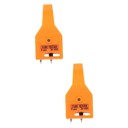 PRETYZOOM 2 Stück Fuse -Testwerkzeug Abzieher Kfz-Steckertester einstellbarer Sicherungstester elektrischer Sicherungstester Sicherungsprüfer Universeller Sicherungstester Plastik Orange von PRETYZOOM