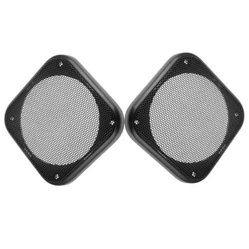 PRETYZOOM 2 Stück Quadrathornnetzabdeckung Auto-Subwoofer-Lautsprechergitter Grill Car-Audio-Subwoofer-Gitter rechteckig klein Lautsprecherabdeckung Lautsprechergitterabdeckung Eisen Schwarz PRETYZOOM 2 Stück Quadrathornnetzabdeckung Auto-Subwoofer-Lautsprechergitter Grill Car-Audio-Subwoofer-Gitter rechteckig klein Lautsprecherabdeckung Lautsprechergitterabdeckung Eisen Schwarz von PRETYZOOM