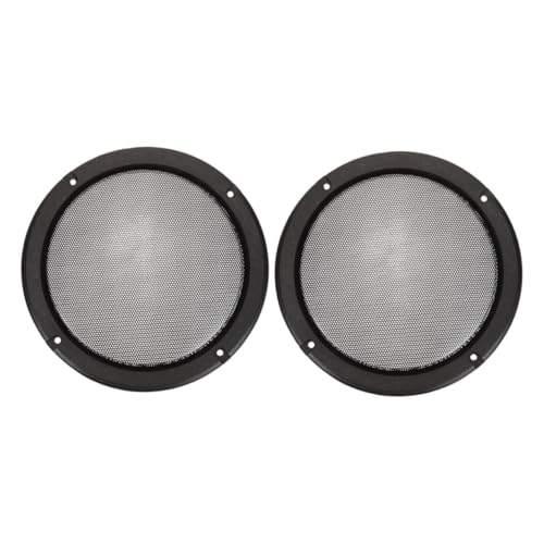 PRETYZOOM 2 Stück Sound Cover Grills Lautsprecher Mesh Subwoofer Wetterfeste Dekorative Auto Lautsprecherabdeckung Universal Lautsprecherabdeckungen Audio Abdeckung Lautsprechergrill Ersatz von PRETYZOOM