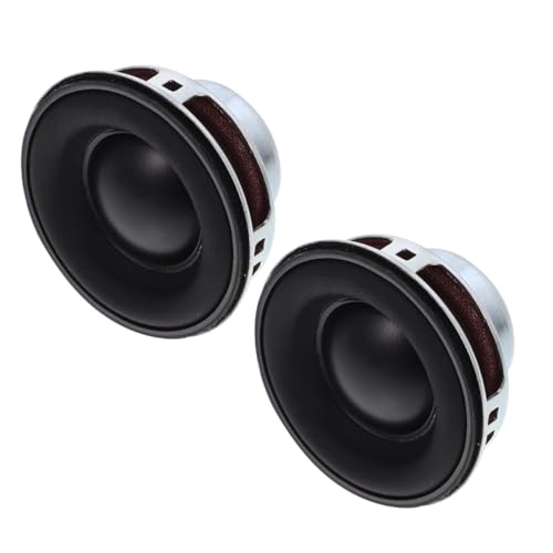 PRETYZOOM 2 Stück Tieftöner Lautsprecher Heimverstärker Komponenten für Heimstereoanlagen Home Sound System Heim-Subwoofer Heim-Audiosystem Gummi von PRETYZOOM