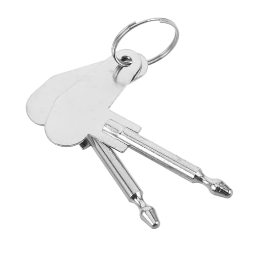 PRETYZOOM 2 Stück Traktorschlüssel Universeller Schlüsselzündungsschalter Austausch Des Baggers Zündschlüsselstarterschalter Traktorzündungsschalterschlüssel Zündfass Silver Metall von PRETYZOOM