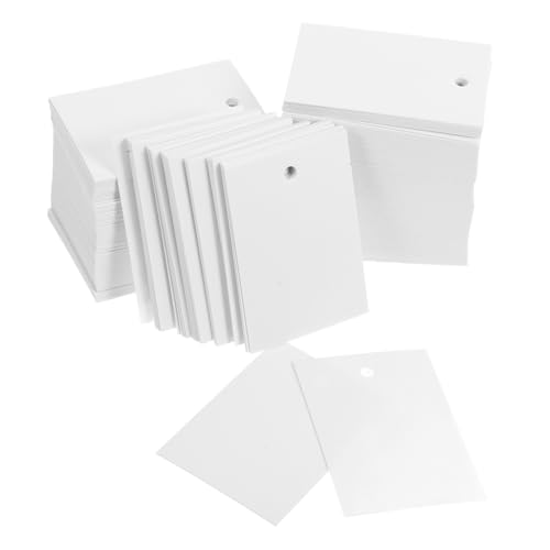 PRETYZOOM 250 Stück Leeres Etikett leere Etiketten leere Papieretiketten Preismarkierungsetiketten Kleidungsetiketten für Kofferanhänger Kleidungsanhänger aus Papier Weiß PRETYZOOM 250 Stück Leeres Etikett leere Etiketten leere Papieretiketten Preismarkierungsetiketten Kleidungsetiketten für Kofferanhänger Kleidungsanhänger aus Papier Weiß von PRETYZOOM