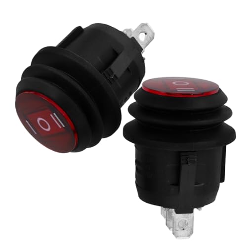 PRETYZOOM 2Stücke Runder Wasserdichter Wippschalter Pins Positionen Mini Kippschalter für Auto Boot und Haushaltsgeräte Vielseitig und Einfach zu Bedienen PRETYZOOM 2Stücke Runder Wasserdichter Wippschalter Pins Positionen Mini Kippschalter für Auto Boot und Haushaltsgeräte Vielseitig und Einfach zu Bedienen von PRETYZOOM