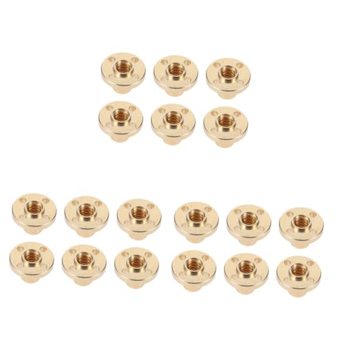 PRETYZOOM 3 Sätze Messingmutter 3D Drucker Anti Backlash Touch Ventil Gewindestangenschrauben T8 Mutternsatz Z Linearschrauben Kleber Metrische Leitspindel 6 Stück * 3 PRETYZOOM 3 Sätze Messingmutter 3D Drucker Anti Backlash Touch Ventil Gewindestangenschrauben T8 Mutternsatz Z Linearschrauben Kleber Metrische Leitspindel 6 Stück * 3 von PRETYZOOM
