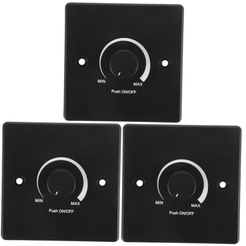 PRETYZOOM 3 Stück Wohnmobil Lichtschalter schwach Dimmer schreibtischlampe 12V Dimmschalter Stk Schwarz PRETYZOOM 3 Stück Wohnmobil Lichtschalter schwach Dimmer schreibtischlampe 12V Dimmschalter Stk Schwarz von PRETYZOOM