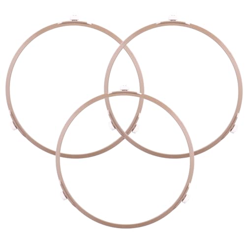 PRETYZOOM 3st Plattentellerhalterung Für Mikrowellenherde Mikrowellenständer Plattenteller-ring Drehscheibe Plattentellerhalter Für Mikrowelle Mikrowellenring Tauschen Ofen Rotiert Brown Pvc von PRETYZOOM