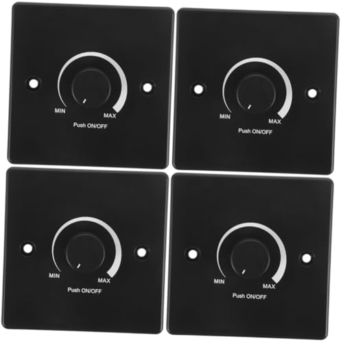 PRETYZOOM 4 Stück Wohnmobil Lichtschalter Schwach Dimmer Schreibtischlampe 12v Dimmschalter Stk Schwarz PRETYZOOM 4 Stück Wohnmobil Lichtschalter Schwach Dimmer Schreibtischlampe 12v Dimmschalter Stk Schwarz von PRETYZOOM