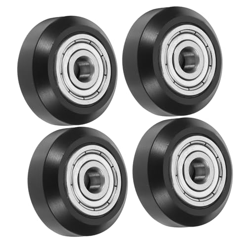 PRETYZOOM 4 Teilige Druckerteile 3D Druckerräder Drucker Pom Riemenscheiben Lineare Druckteile Radlager Riemenscheibenrolle Drucker Riemenscheibenräder Drucker Ersatzräder Stahl von PRETYZOOM