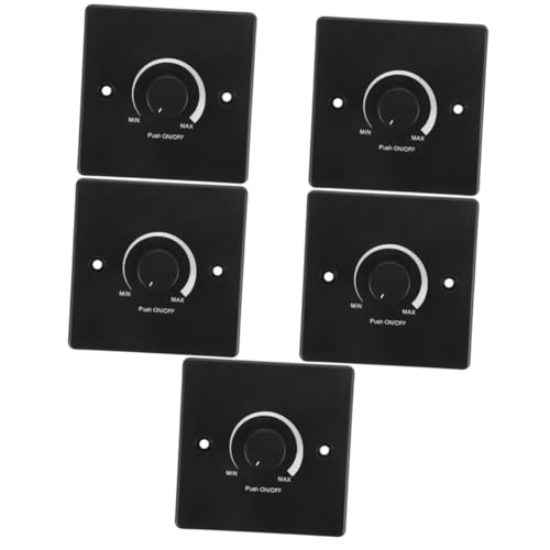 PRETYZOOM 5 Stück 12V Dimmschalter schwach Dimmer schreibtischlampe Wohnmobil Lichtschalter Stk Schwarz PRETYZOOM 5 Stück 12V Dimmschalter schwach Dimmer schreibtischlampe Wohnmobil Lichtschalter Stk Schwarz von PRETYZOOM