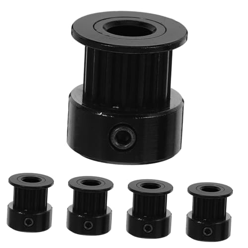 PRETYZOOM 5 Stück GT2-Zahnriemen Leerlauf Rolle Drucker Riemenscheibe Gürtel Zahnriemenscheibe aus Aluminium für 3D-Drucker riemenscheibe 3d drucker Aluminiumlegierung Black PRETYZOOM 5 Stück GT2-Zahnriemen Leerlauf Rolle Drucker Riemenscheibe Gürtel Zahnriemenscheibe aus Aluminium für 3D-Drucker riemenscheibe 3d drucker Aluminiumlegierung Black von PRETYZOOM
