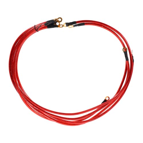 PRETYZOOM 5 Teiliges Erdungskabel Für Lautsprecher Soundsystemkabel Kabelfarbe Kabelverlängerungsleitung Subwoofer Kabelersatz Stereo Audiokabel Stereo Audiokabelersatz Roter PRETYZOOM 5 Teiliges Erdungskabel Für Lautsprecher Soundsystemkabel Kabelfarbe Kabelverlängerungsleitung Subwoofer Kabelersatz Stereo Audiokabel Stereo Audiokabelersatz Roter von PRETYZOOM