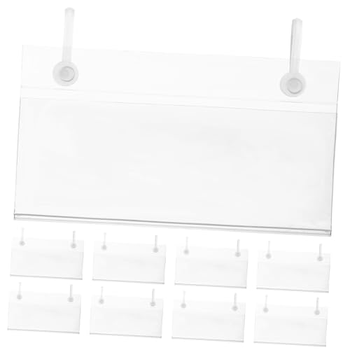 PRETYZOOM 50 Stück Preisschild hängen Anzeige entfernbare Etiketten Regal Speicheretiketten Inhaber Markt Stabiler Schilderhalter verschleißfester Schilderhalter Ladenschildständer PVC Weiß PRETYZOOM 50 Stück Preisschild hängen Anzeige entfernbare Etiketten Regal Speicheretiketten Inhaber Markt Stabiler Schilderhalter verschleißfester Schilderhalter Ladenschildständer PVC Weiß von PRETYZOOM