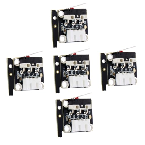 PRETYZOOM 5Er Set Endschalter geschlossen Schaltmodul Grenze mechanisch kabelbefestigung Kollisionsmodul Kollisionssensor PC-Platine PRETYZOOM 5Er Set Endschalter geschlossen Schaltmodul Grenze mechanisch kabelbefestigung Kollisionsmodul Kollisionssensor PC-Platine von PRETYZOOM