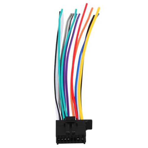 PRETYZOOM Audio-netzkabel Kabelstecker Austausch Des Kabelbaumsteckers Radiokabelbaum-adapter Kabelbaumsatz Für Autoradio Auto-stereo-kabelbaum Auto Audio Kabelbaum Plastik von PRETYZOOM