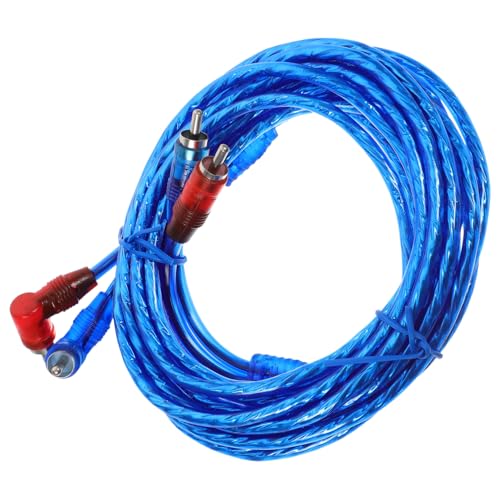 PRETYZOOM Audioleitung Für Audiokabel Audio- Aux Dual Hilfskabel Doppelt Subwoofer-zusatzkabel Lautsprecherkabel Zweikanaliges Kabel Verlängerungsschallkabel Draht Stereokabel Gummi von PRETYZOOM