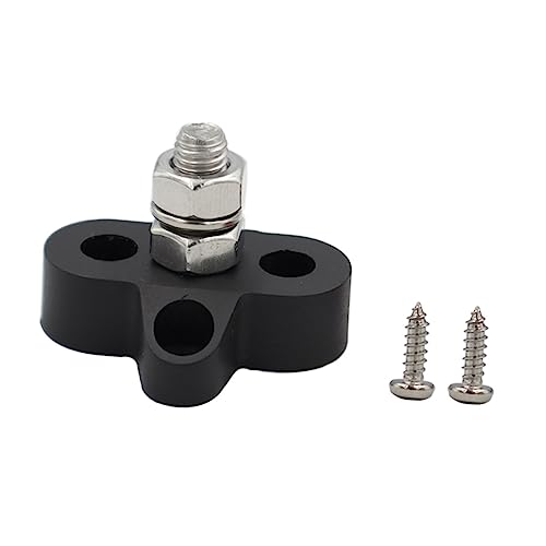 PRETYZOOM Batterieklemme Kfz-klemmleisten Stromverteilerblock Sammelschiene Des Verteileranschlusses Klemmenblock Für Marine Endstromschiene Klemmleiste Für Auto Klemmenleisten Messing Black von PRETYZOOM