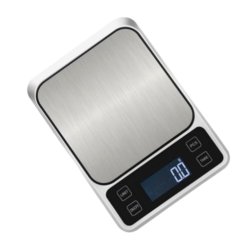 PRETYZOOM Elektronische Mit Hoher Präzision Hersteller Elektrische Automatik Digitale Küchenwaage Lebensmittel Küchenwaage Essen Wiegen Messung Gewicht Backen Backwaage Edelstahl Flach PRETYZOOM Elektronische Mit Hoher Präzision Hersteller Elektrische Automatik Digitale Küchenwaage Lebensmittel Küchenwaage Essen Wiegen Messung Gewicht Backen Backwaage Edelstahl Flach von PRETYZOOM