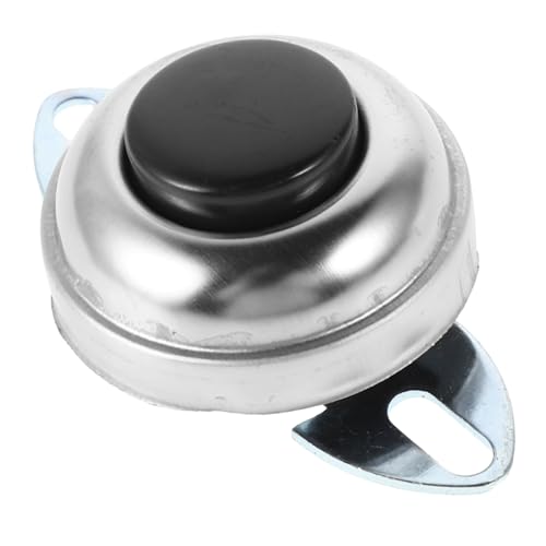 PRETYZOOM Hupenknopfschalter Start Knopf Druckknopf-Starterschalter Druckknopfstart Autohupenknopf Lufthupenknopf Druckknopf am Ausschalter Taster für Hupenschalter Hornknöpfe Metall Silver von PRETYZOOM