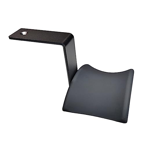 PRETYZOOM Kopfhörerhalterung Aus Metall Verstellbarer Kopfhörer Haken Für Monitor Platzsparend Robust Für Zuhause Büro Oder Internetcafé Schwarz von PRETYZOOM