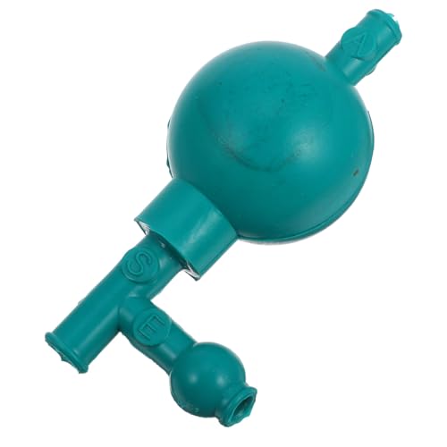 PRETYZOOM Quantitative Saugkugel Flüssigkeitsbirne Ventile Squeeze-birne-labor Pipettenbirne Glühbirne Zusammendrücken Ohrknolle Quantitativer Saugkolben Pipettenabdeckung Green Gummi von PRETYZOOM