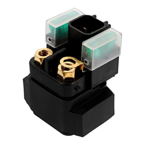 PRETYZOOM Start relais Motorrad Anlasser Solenoid Motorradteil elektrisches Magnetventil Motorradzubehör Ersatz-Starter-Solenoid Relais Magnetventile Plastik Black von PRETYZOOM