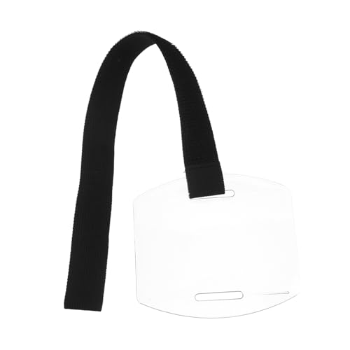 PRETYZOOM Wasserdichter Ausweishalter Abzeichen Armhalter Namensbadehalter Armabzeichenhalter Für Damen Ausweishalter-armband Armband-abzeichenhalter Armausweishalter Black Polyester von PRETYZOOM