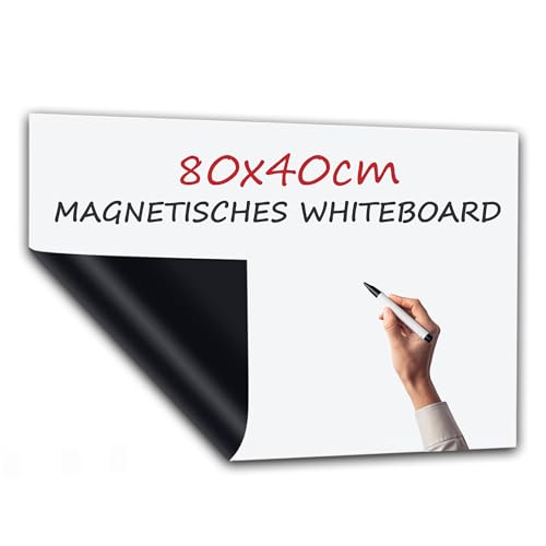 PREVIS Whiteboard-Folie Magnetisch Selbstklebend 80x40cm – Magnetfolie Selbstklebend Stark – Magnettafel für Büro, Zuhause & Schule – Leicht Anzubringen & Rückstandslos Entfernen PREVIS Whiteboard-Folie Magnetisch Selbstklebend 80x40cm – Magnetfolie Selbstklebend Stark – Magnettafel für Büro, Zuhause & Schule – Leicht Anzubringen & Rückstandslos Entfernen von PREVIS