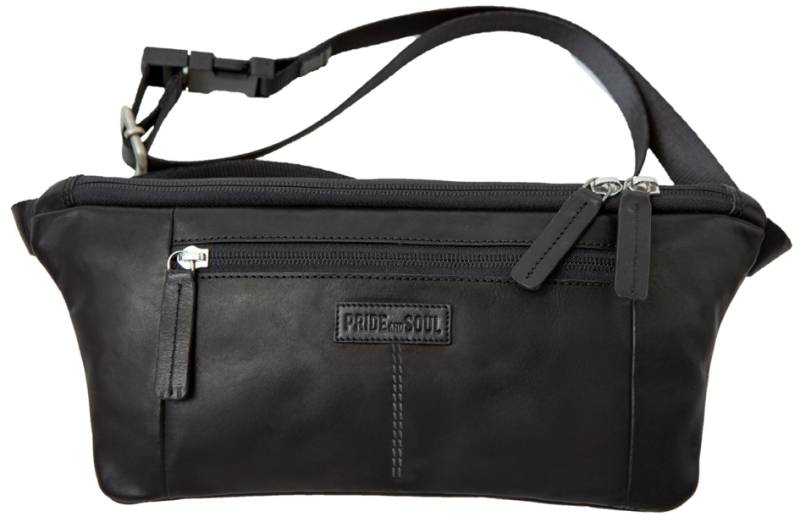 PRIDE&SOUL Gürteltasche STREET, Leder, schwarz von PRIDE&SOUL