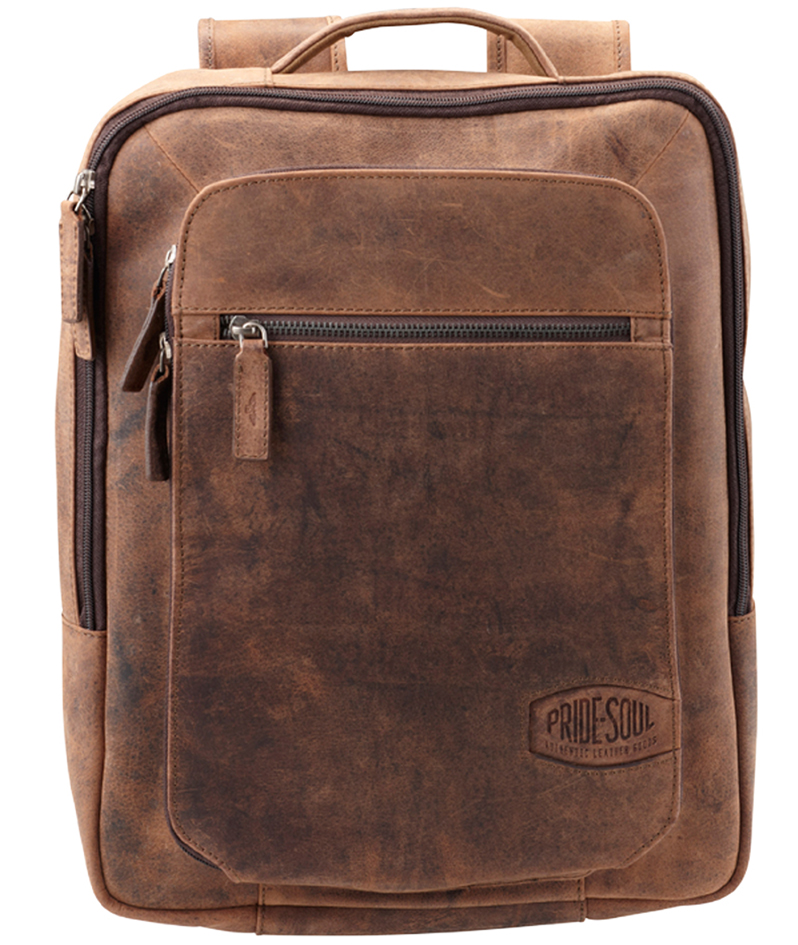 PRIDE&SOUL Rucksack , JESTER, , mit Laptopfach, Echtleder von PRIDE&SOUL