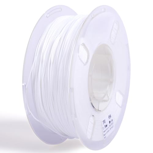 PRILINE TPU Filament, PRILINE High Flow/High Speed Printing 95A TPU Flexible Soft 3D Printer Filament 1KG 1.75mm Spool,Support Fast Printing, White PRILINE TPU Filament, PRILINE High Flow/High Speed Printing 95A TPU Flexible Soft 3D Printer Filament 1KG 1.75mm Spool,Support Fast Printing, White von PRILINE