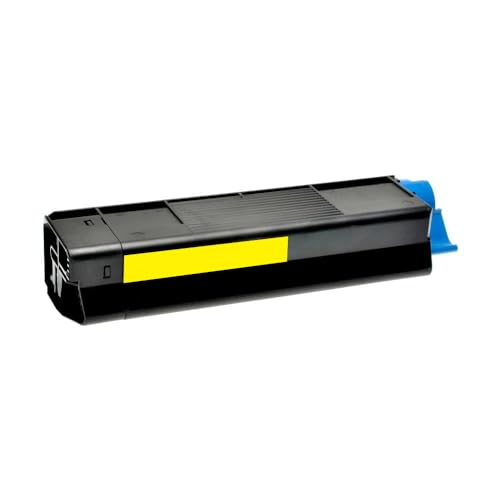PRIMA4 - Gelb Toner Kompatibel mit Drucker Oki C3100, C3200, C5100N, C5200N, C5300, C5400 -3k Seiten von PRIMA4