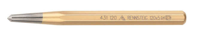 Rennsteig Körner 120x10x4mm 4301200 Schaft lackiert Konus poliert von PRIMIUM Lager- und Liefer-
