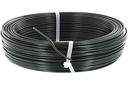 Spanndraht, Kunststoff beschichtetes, verzinkt, Länge 100 m, Durchmesser 2,6 mm, grün Spanndraht, Kunststoff beschichtetes, verzinkt, Länge 100 m, Durchmesser 2,6 mm, grün von Filomat